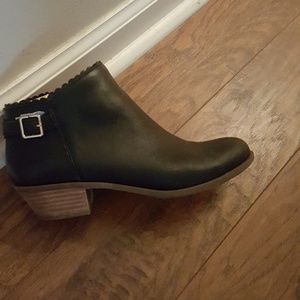 Black ankle boots